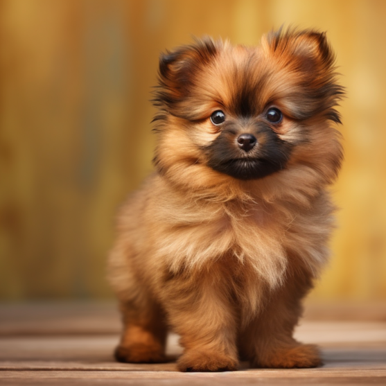 Cute Shih Pom dog